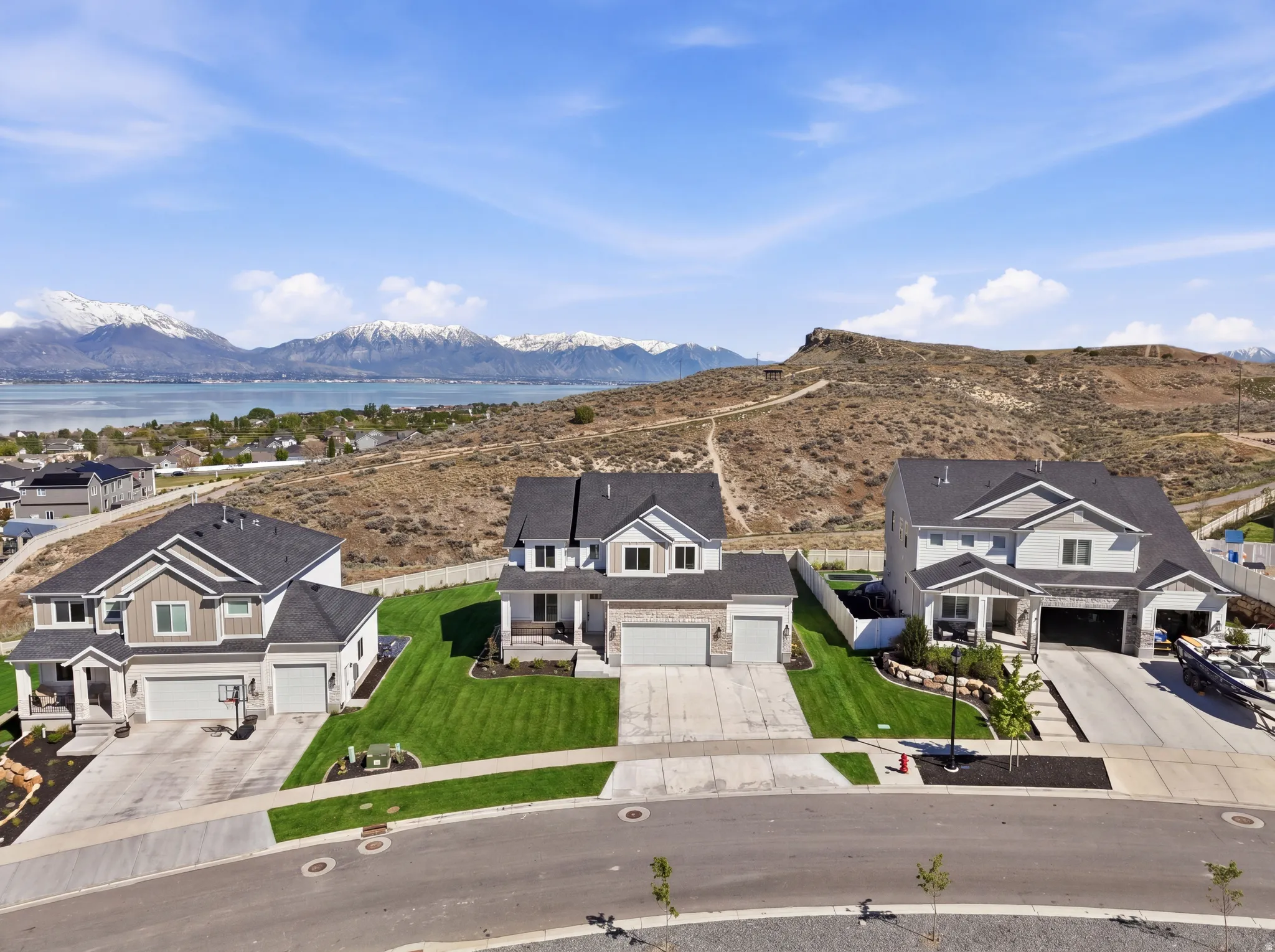 The lawn in this photo is AI generated and intended for illustrative purposes only