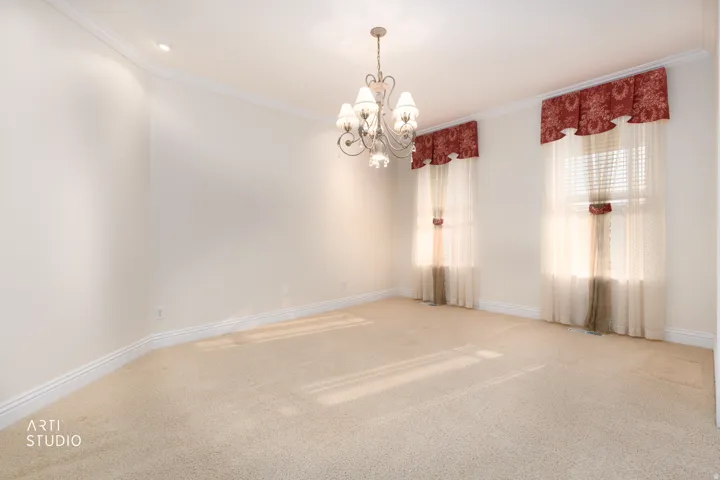 Formal dining area