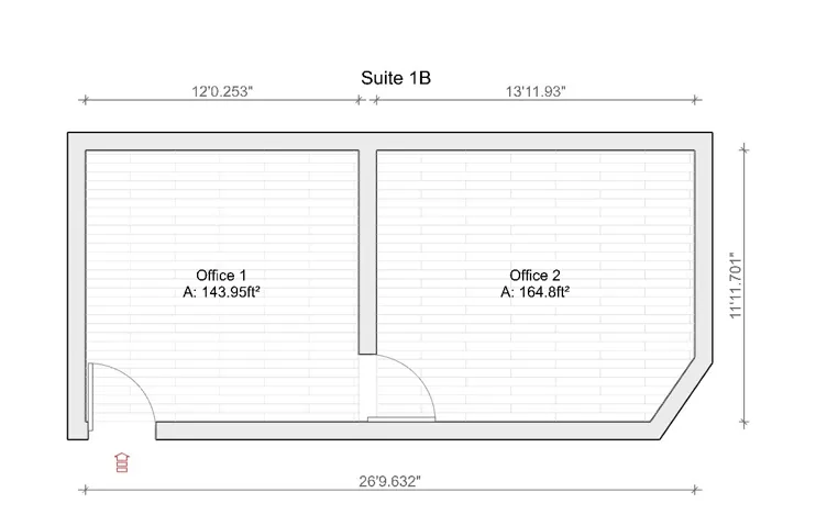 1B- Floor plan