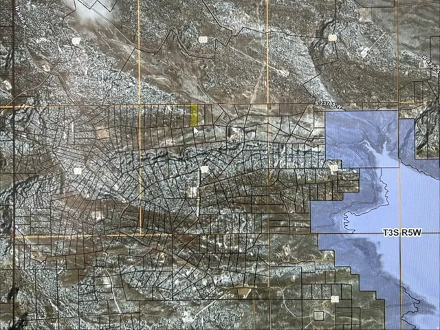Plat Map. Illustrating property boundaries and geographic features