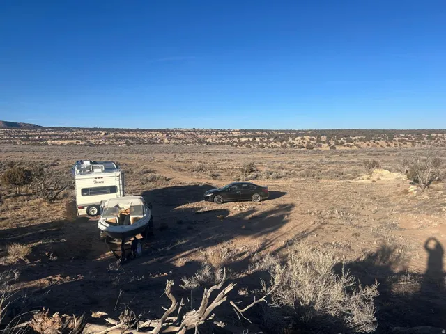 Expansive undeveloped acreage featuring desert landscaping and distant mesa formations
