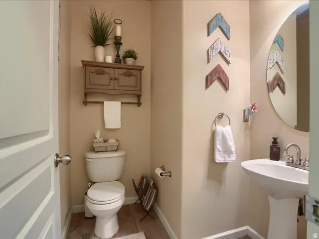 Powder Room on Main Floor