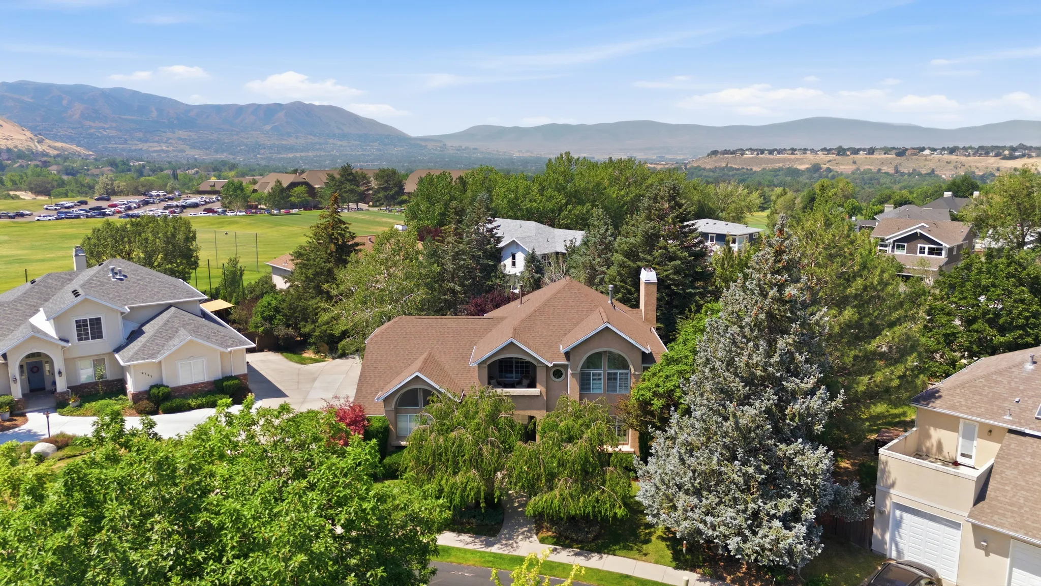 View of home from above