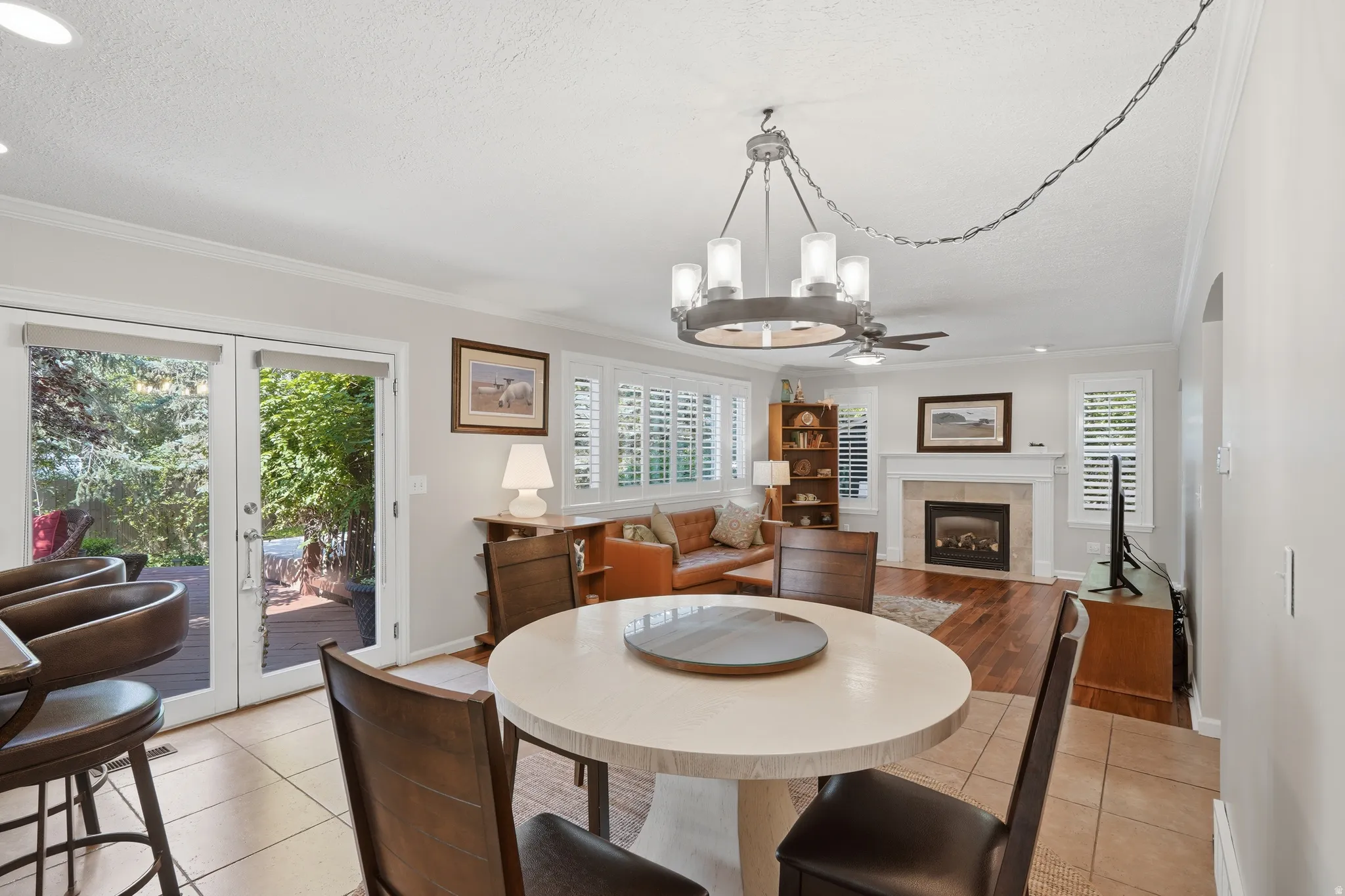 Informal Dining Area looking towards Family Room