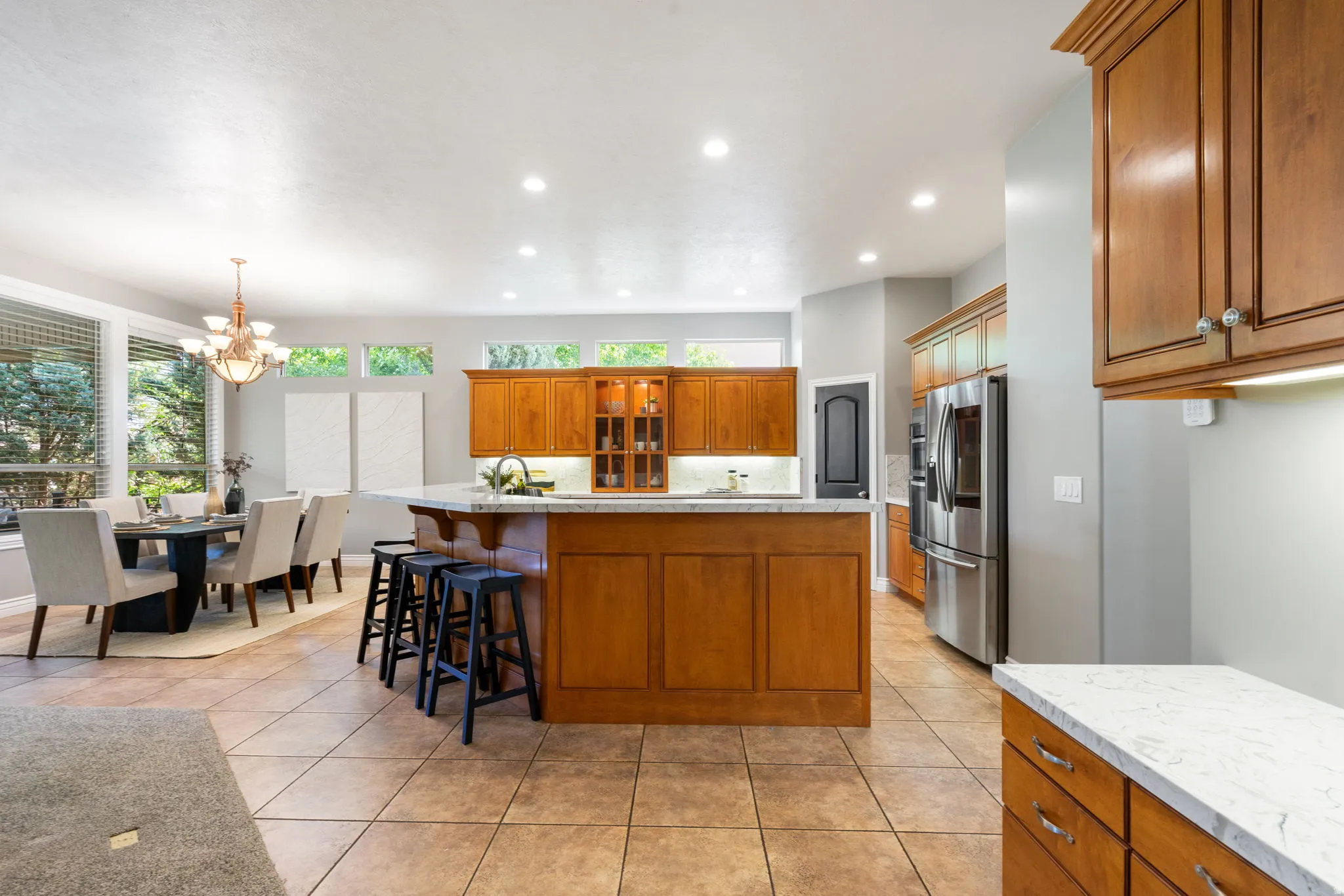 The chef in your family will enjoy this updated and functional kitchen.