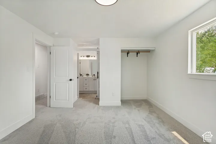 Primary Bedroom connected to Jack and Jill bathroom.