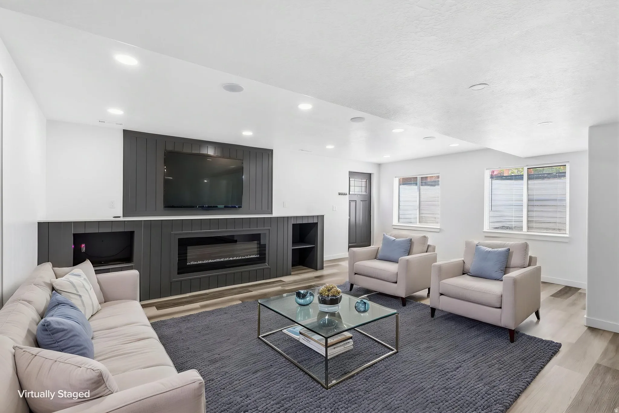 Basement Living Area/Virtually Staged