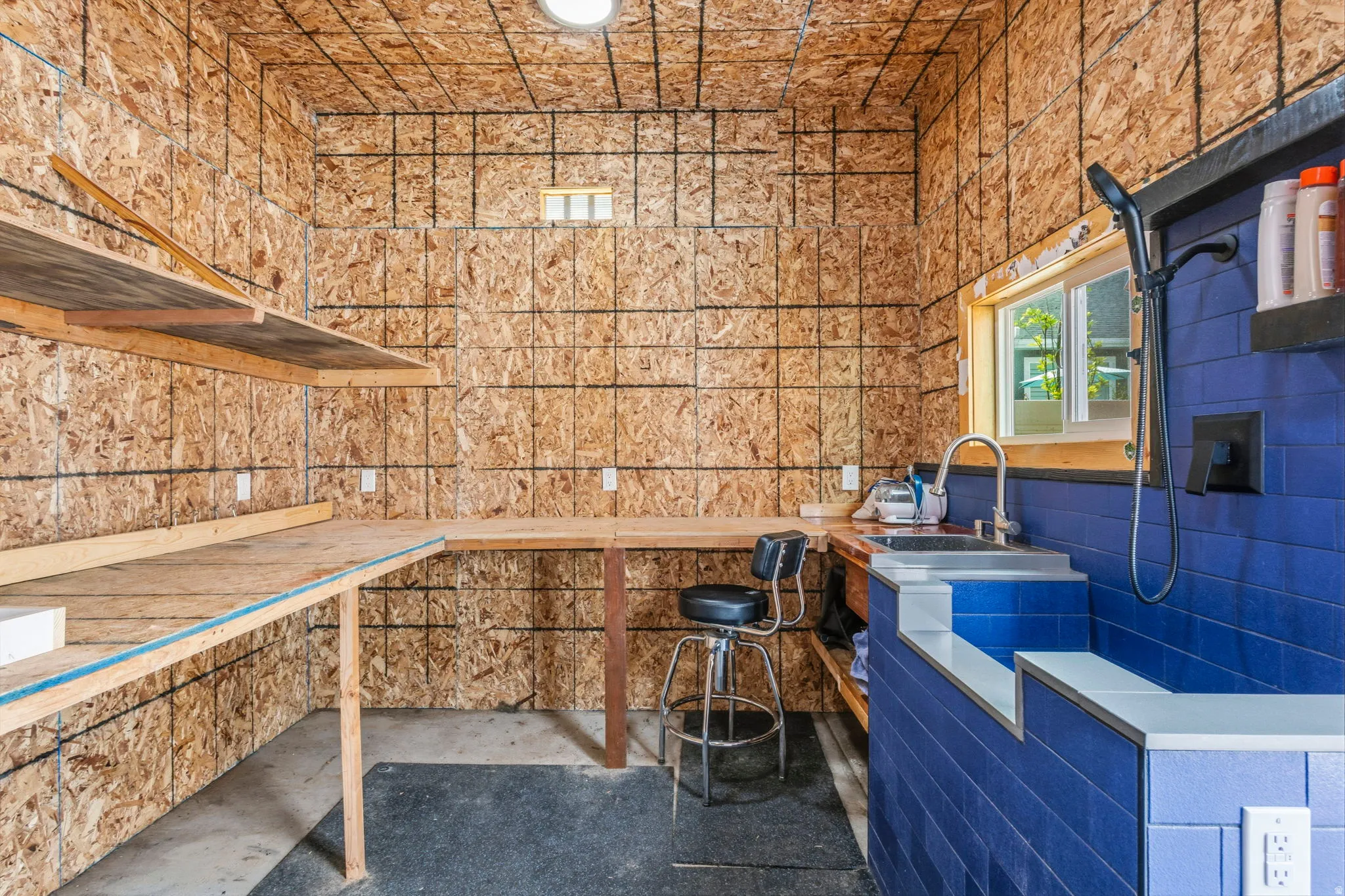 Heated Workshop with Sink and Dog Washing Station
