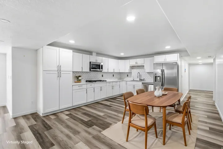 Basement Full Kitchen/Virtually Staged