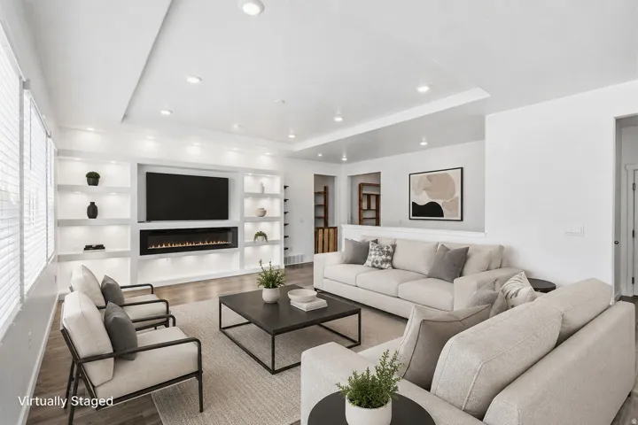 Living Room/Virtually Staged