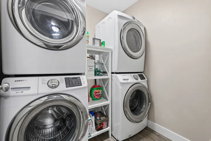 Main level laundry room including 2 separate washer/dryer hookups