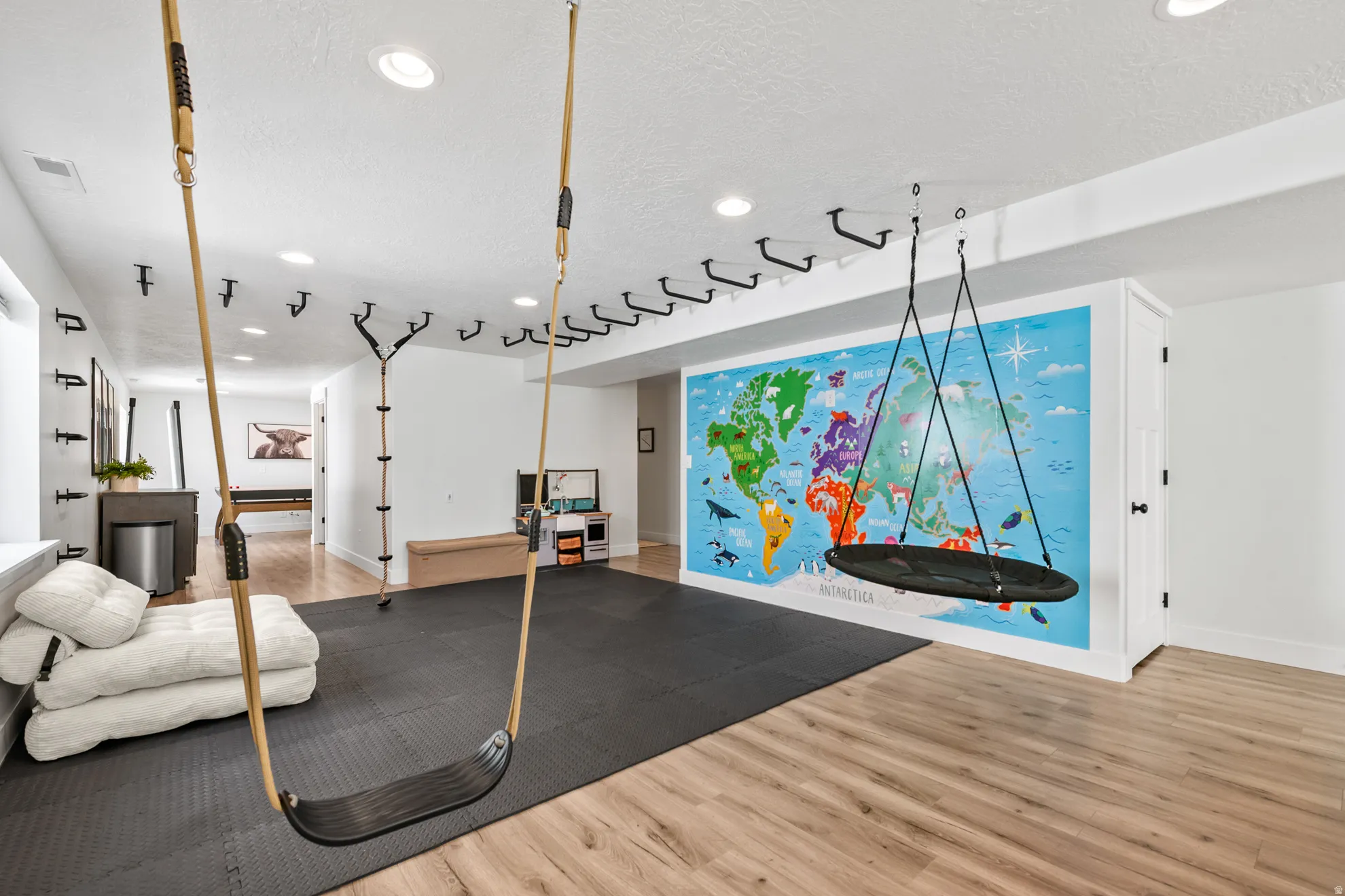 Family Room, Play Room, Basement