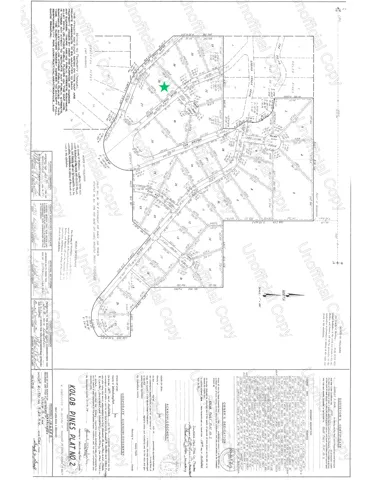 Plat Map. Illustrating the subdivision layout and property divisions