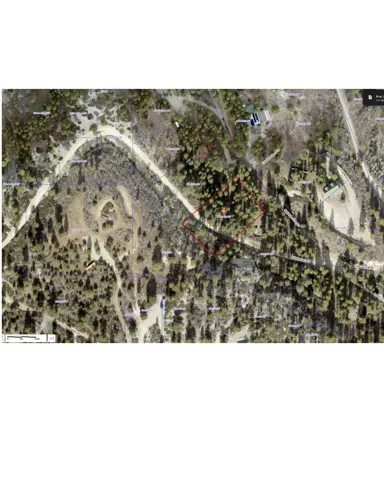 Aerial Plat Map. Indicating the property outline and surrounding geographical features