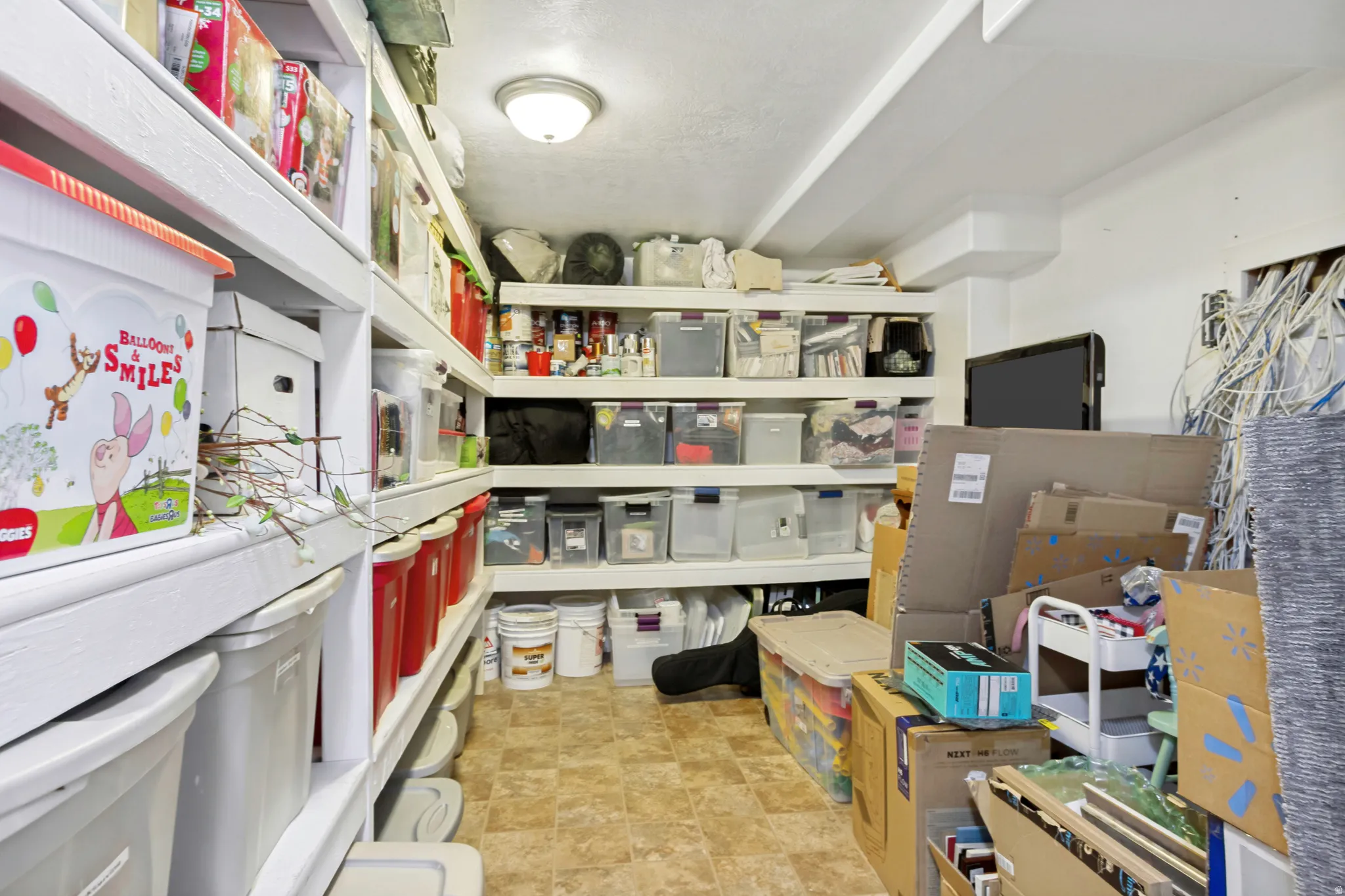 Finished Storage Area