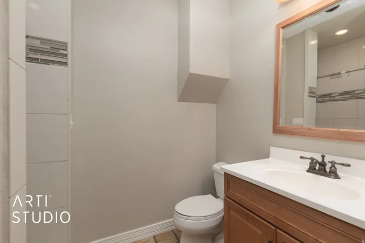 Basement bathroom