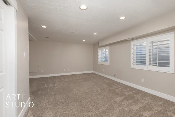 Basement bedroom
