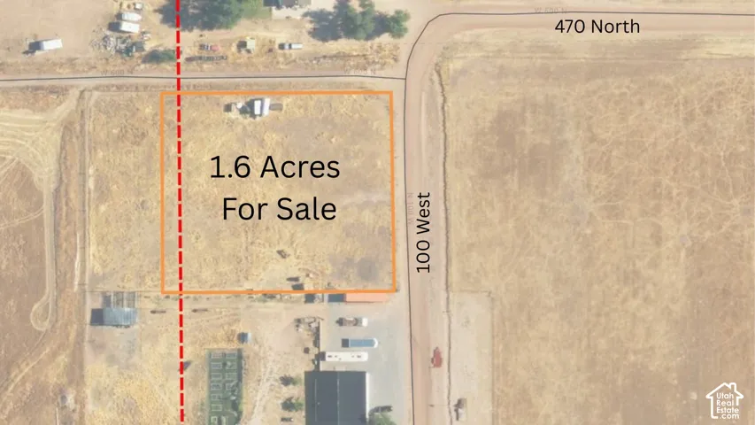 Property Listing Map. Displaying the property boundaries and acreage for sale