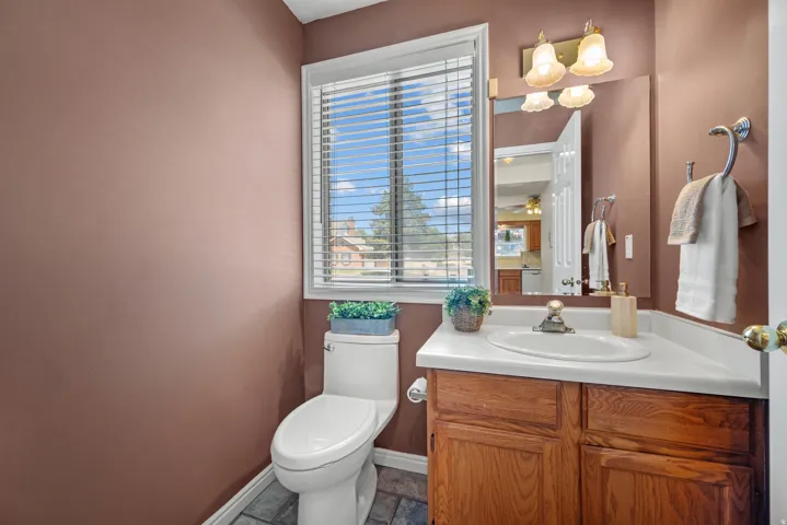 Half bathroom on the main floor