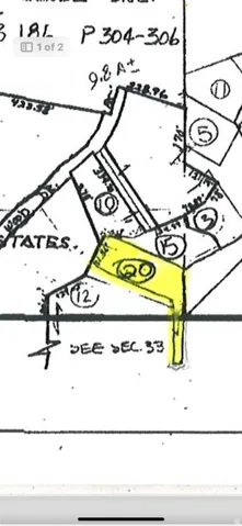 Plat Map. Illustrating the configuration and dimensions of the property