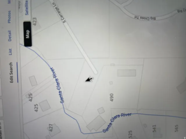 Property Map. Displaying the geographic layout and surrounding features of the property