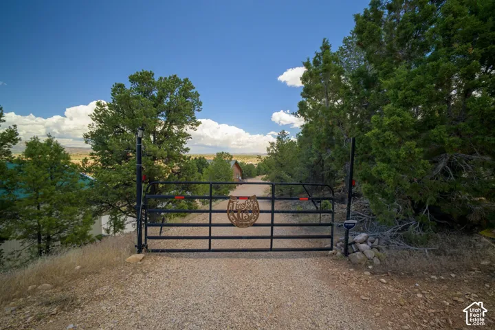 Private Gate to Cabin