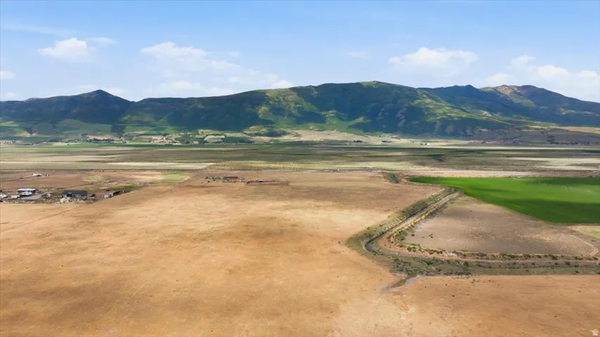 Expansive open terrain featuring natural grasses and distant mountains