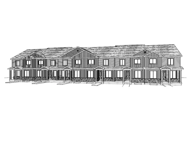 Architectural Rendering. Illustrating the exterior design of the property