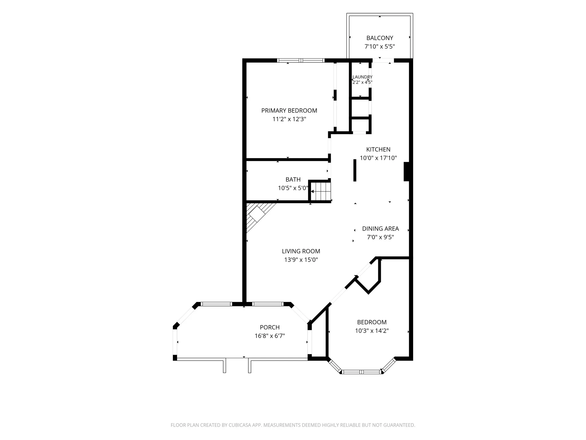 Living Area Floor Plan - Room dimensions are estimated - Buyer to Verify