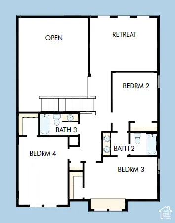 Second Story with loft and open 18' celling