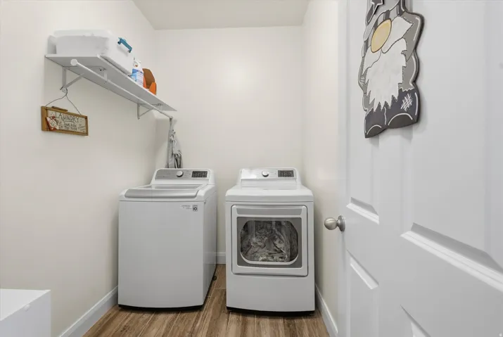 Dedicated laundry room