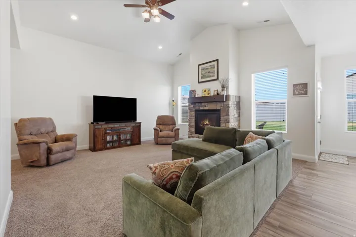 Spacious living area