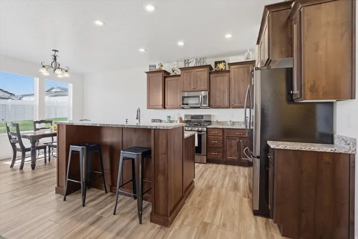 Open-concept kitchen