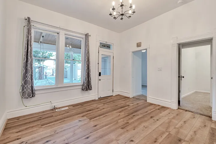 Laminate Flooring, tall ceilings.