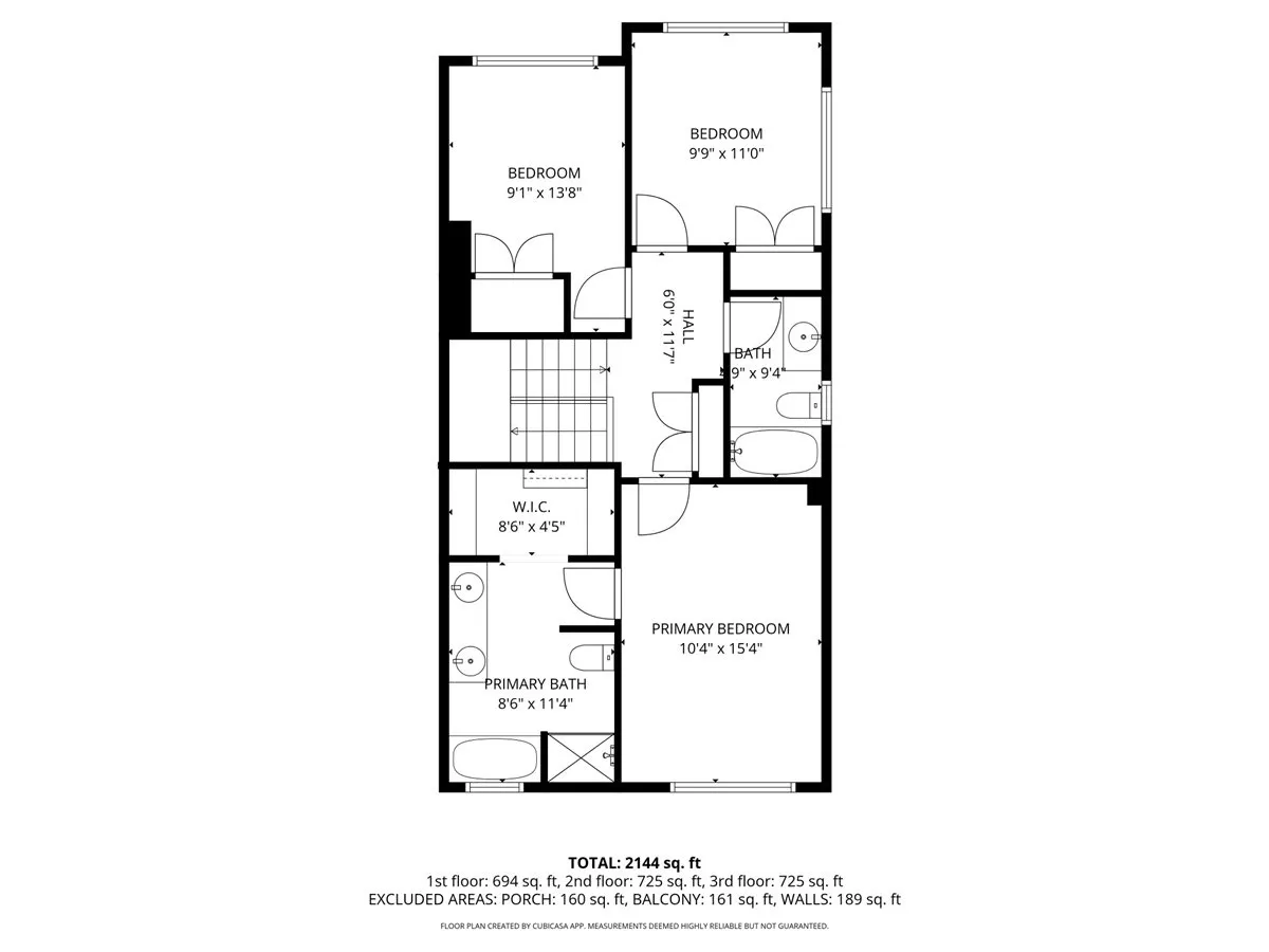 Floor plan - Master Floor