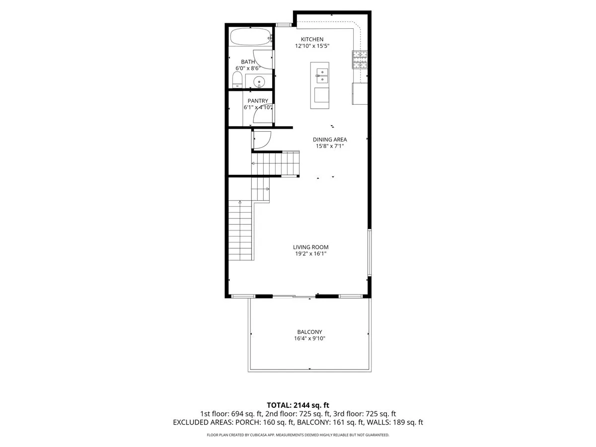 Floor plan - Kitchen / Living Room