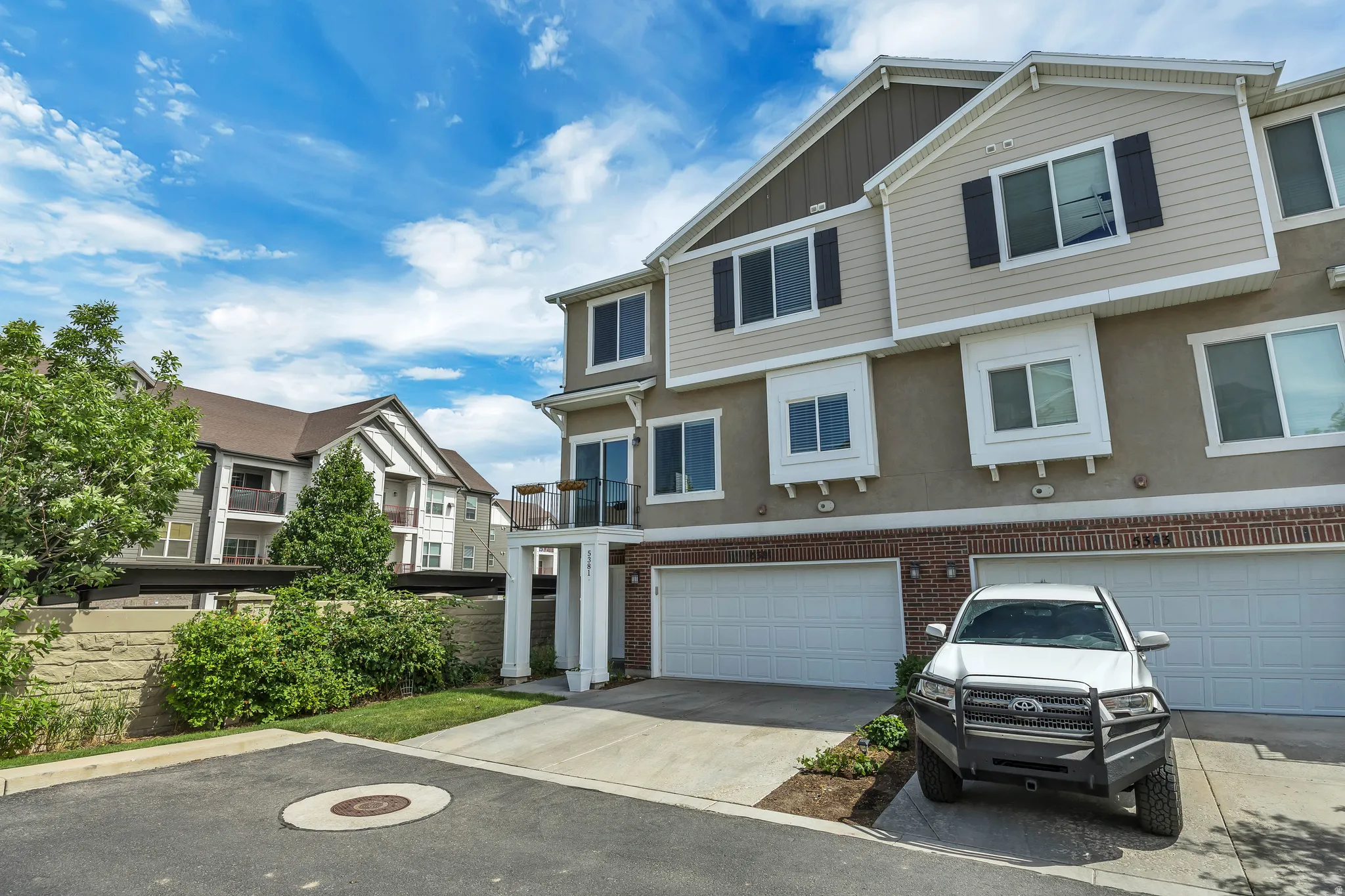 Tucked away on a private end of the street, offering added peace and privacy.