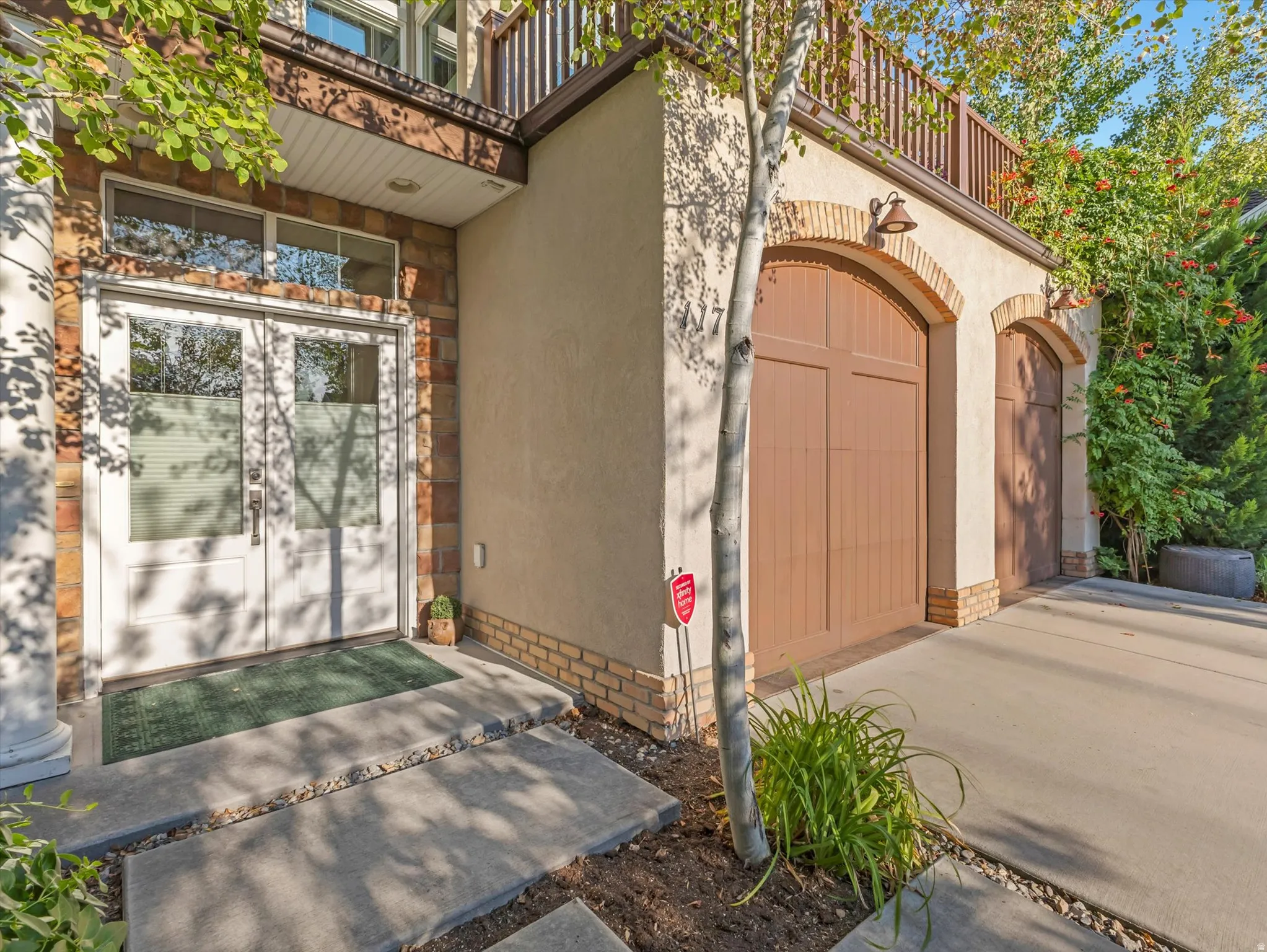 Two-car garage