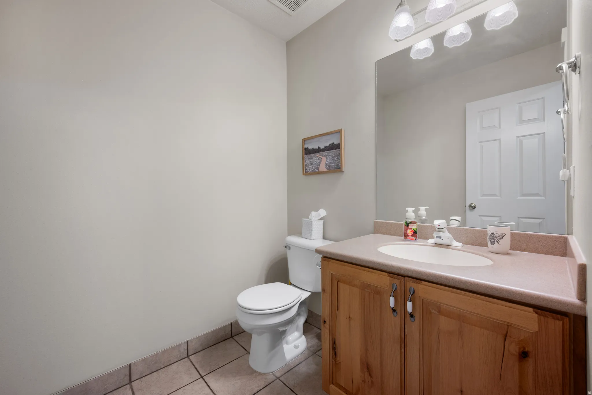 Powder bath off laundry room