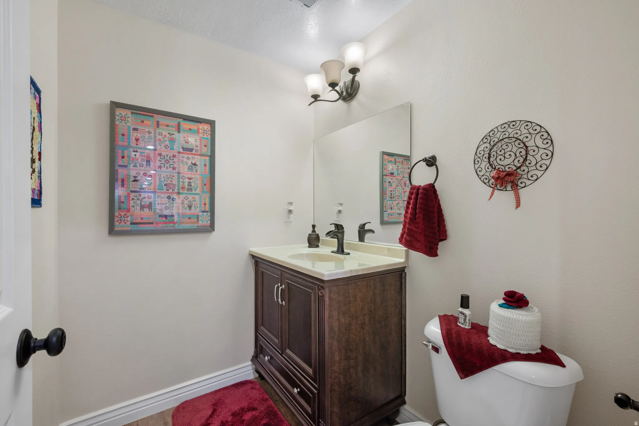Powder room - located in basement bedroom 3
