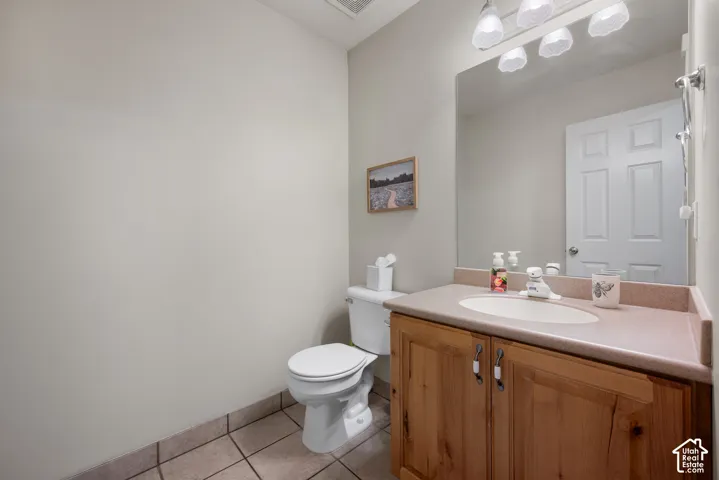 Powder bath off laundry room