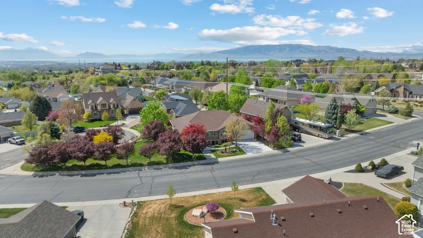 aerial view of home