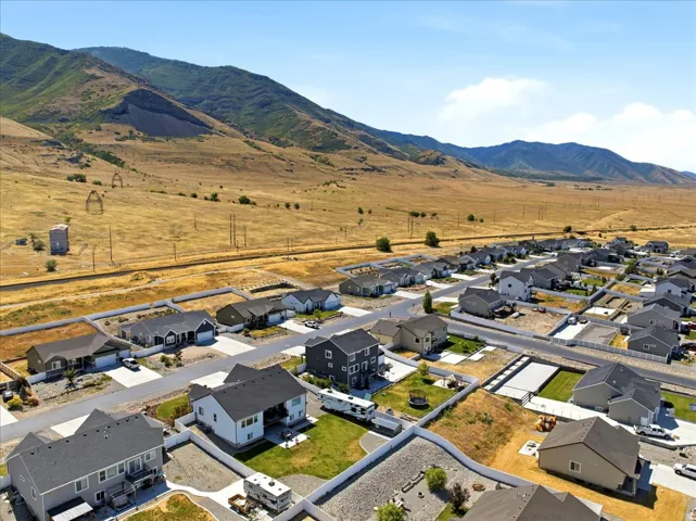 Residential development featuring a variety of home styles with paved streets and established landscaping