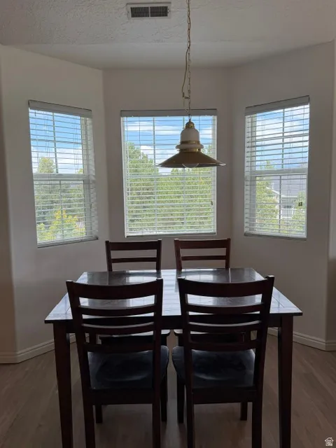 Gorgeous Bay window with three large VIEW windows in a dedicated Dining room!