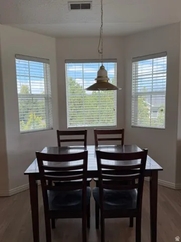 Gorgeous Bay window with three large VIEW windows in a dedicated Dining room!