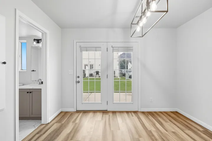 french doors that open to your patio and community green space