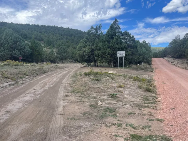 At the Fork take the left road which is 'Lost Way Landing Rd'