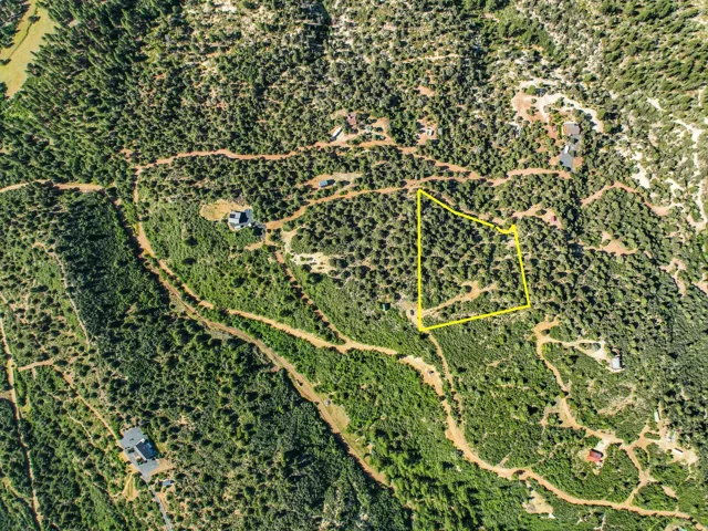 Aerial Survey. Depicting the property boundary within a natural landscape
