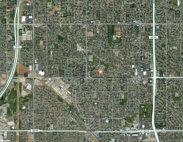Aerial Map. Illustrating the geographic context of the property within a defined area