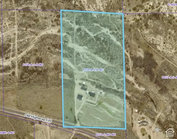 Aerial Property Map. Displaying the property boundary and adjacent parcels